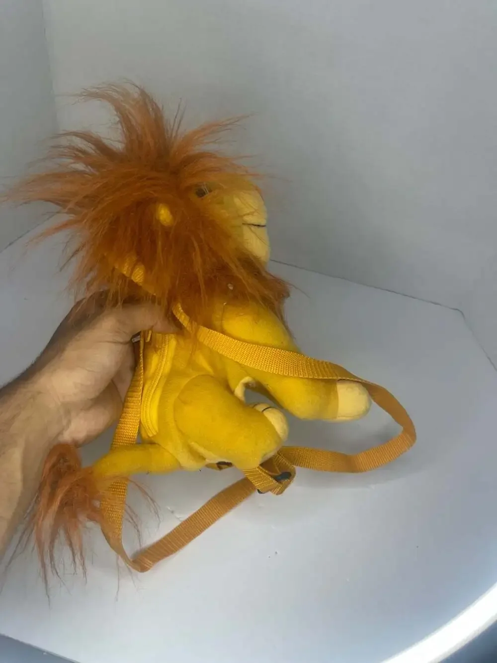 Vintage 1998 Disney The Lion King Simba's Pride Plush Backpack